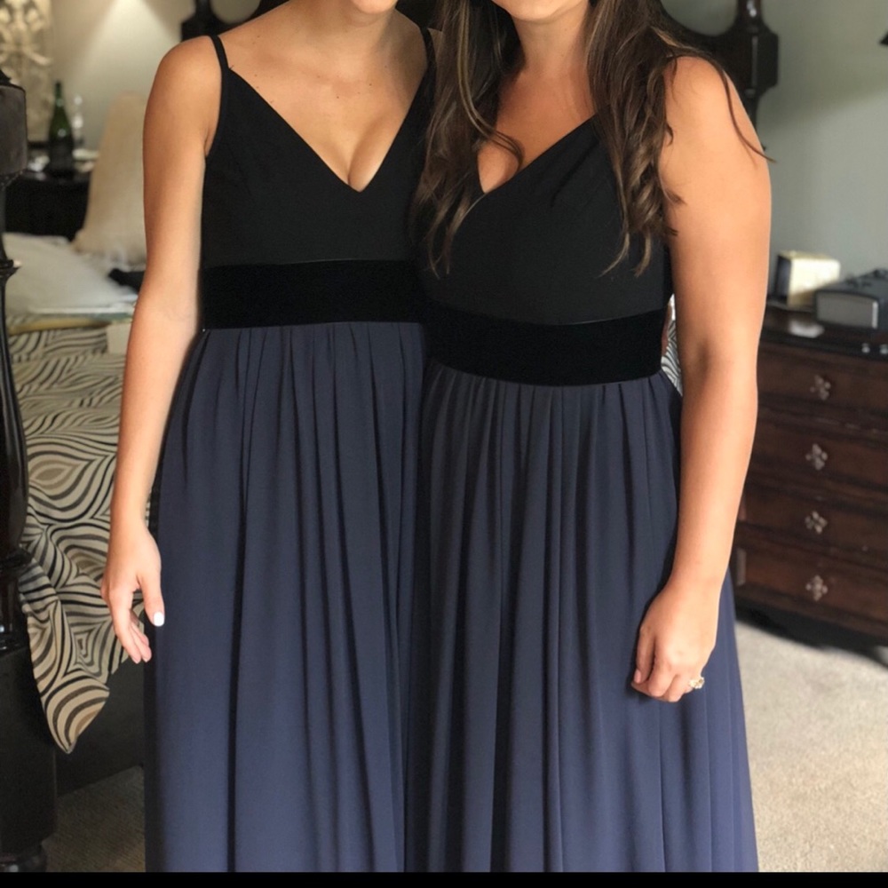 BHLDN Karlie Navy and Black Maxi Dress - Picture 3 of 10